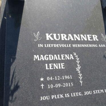 KURANNER Magdalena Lenie 1961-2015