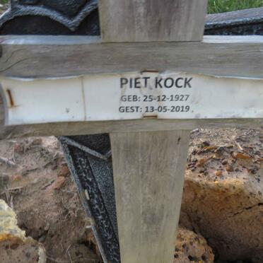 KOCK Piet 1927-2019