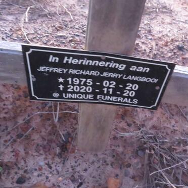 LANGBOOI Jeffrey Richard Jerry 1975-2020