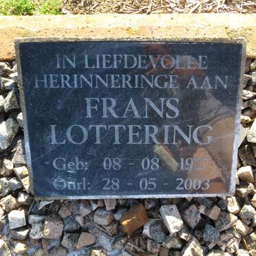 LOTTERING Frans 1927-2003