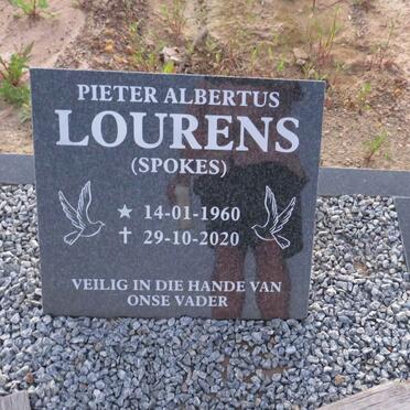 LOURENS Pieter Albertus 1960-2020