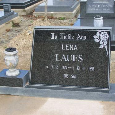 LAUFS Sakkie 1926-2010 &amp; Lena 1927-1996