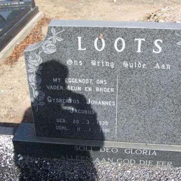 LOOTS Gysbertus Johannes Jacobus 1935-1991