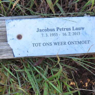 LOUW Jacobus Petrus 1955-2015