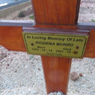 MUNRO Rosiena 1928-2021