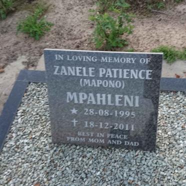 MPAHLENI Zanele Patience 1995-2011
