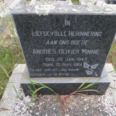 MINNIE Andries Olivier 1943-1964