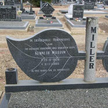 MILLER Kenneth William 1920-1989 &amp; Anna Jacoba 1921-1997