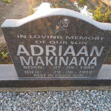 MAKINANA Adriaan 1989-2010