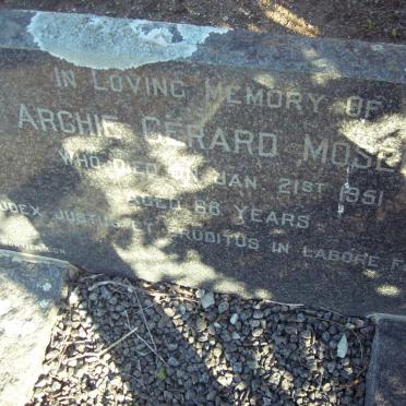MOSELY Archie Gerard -1951