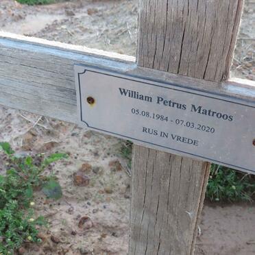 MATROOS William Petrus 1984-2020