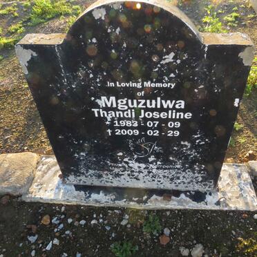 MGUZULWA Thandi Joseline 1983-2009