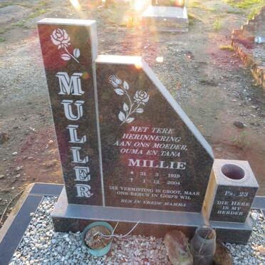 MULLER Millie 1919-2004