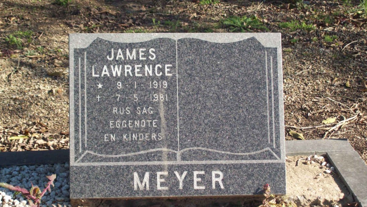 MEYER James Lawrence 1919-1981