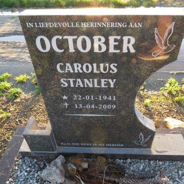 OCTOBER Carolus Stanley 1941-2009