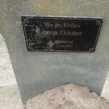 OCTOBER James 1942-1997