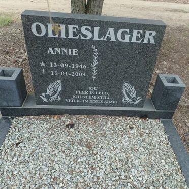 OLIESLAGER Annie 1946-2003