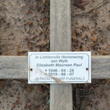 PAUL Elizabeth Maureen 1946-2019