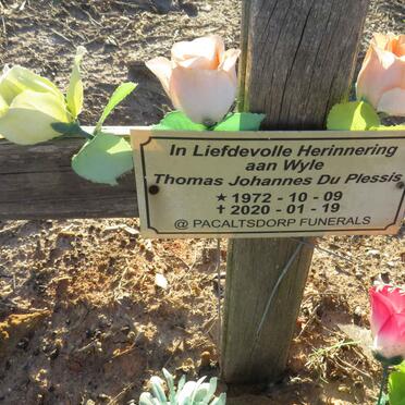 PLESSIS Thomas Johannes, du 1972-2020