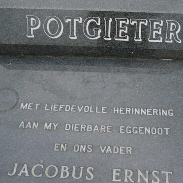 POTGIETER Jacobus Ernst 1912-1995