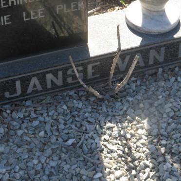 RENSBURG J.F.J., Janse van 1925-1982 _1
