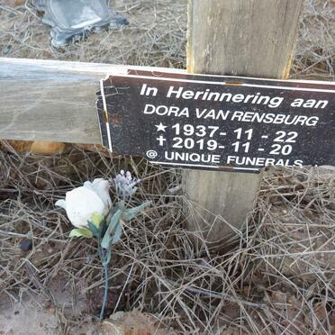 RENSBURG Dora, van 1937-2019