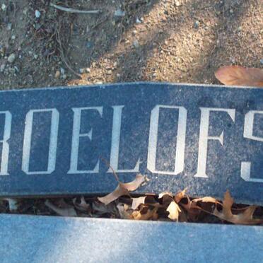 ROELOFSE Frederick Arthur 1924-1990