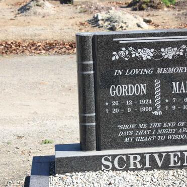 SCRIVEN Gordon 1924-1999 &amp; Maria 1917-1995