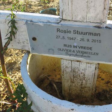 STUURMAN Rosie 1947-2015