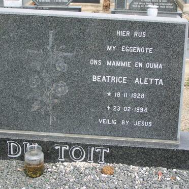 YG 648 Du Toit Beatrice Aletta