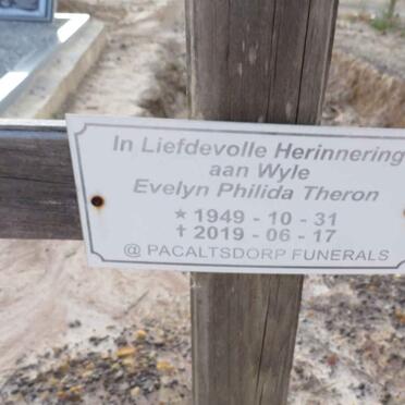 THERON Evelyn Philida 1949-2019