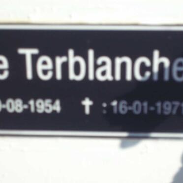 TERBLANCHE Danie 1954-1971
