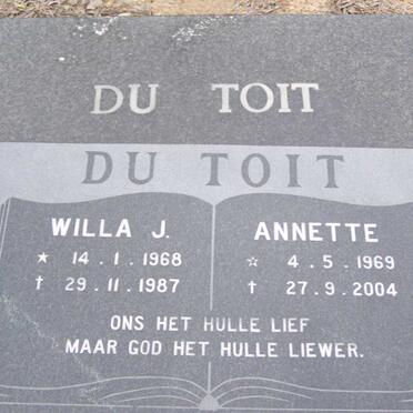 YS 453 Du Toit Willa _ Annette
