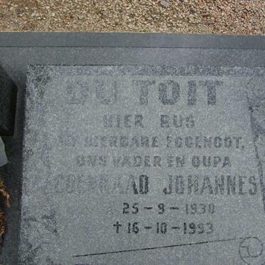 YG 649 Du Toit Coenraad Johannes