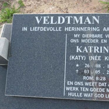 VELDTMAN Katrina nee KLINK 1955-2019 