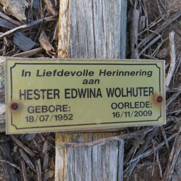 WOLHUTER Hester Edwina 1952-2009