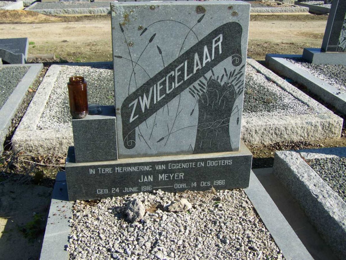 ZWIEGELAAR Jan Meyer 1916-1966