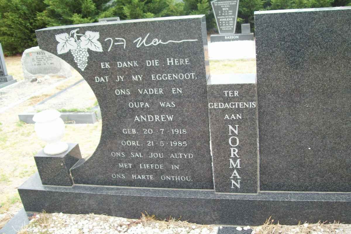 NORMAN Andrew 1918-1985