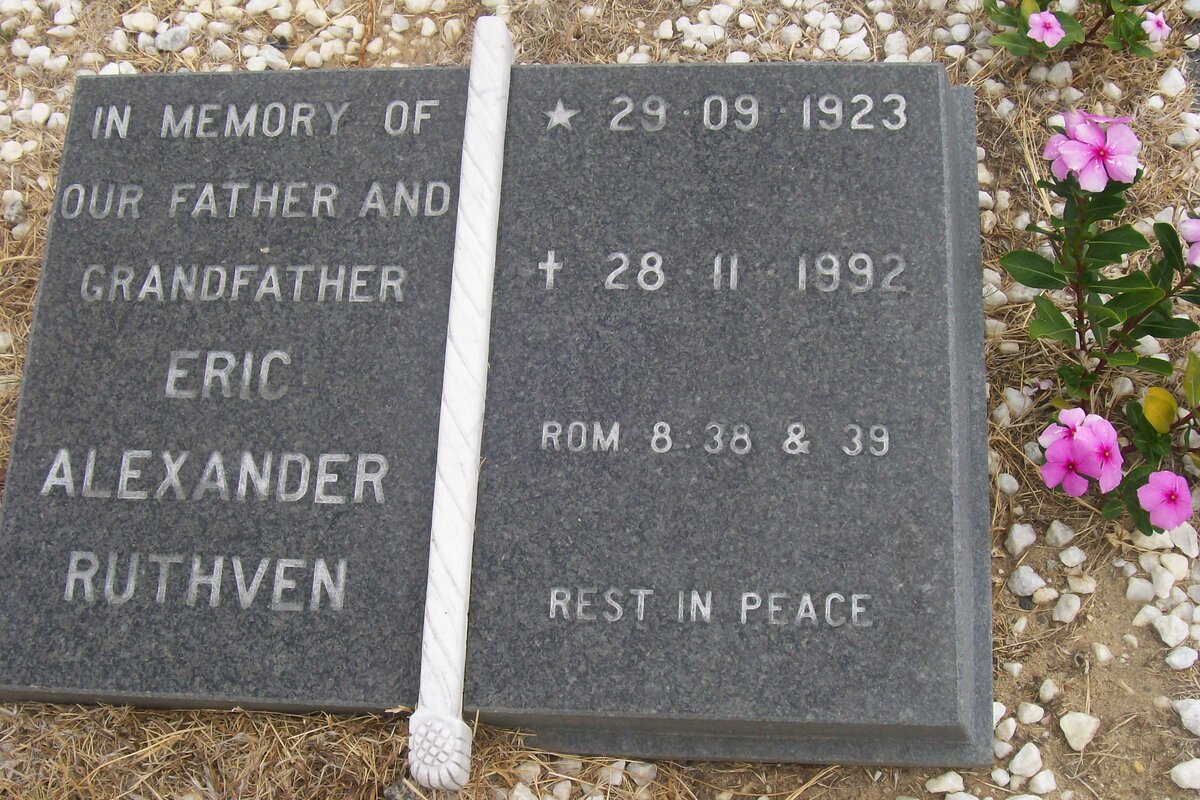 RUTHVEN Eric Alexander 1923-1992