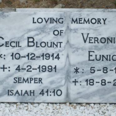 SEMPER Cecil Blount 1914-1991 &amp; Veronica Eunice 1923-2007
