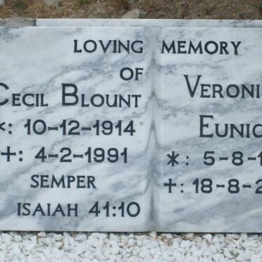 SEMPER Cecil Blount 1914-1991 &amp; Veronica Eunice 1923-2007