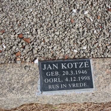 KOTZE Jan 1946-1998