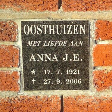 OOSTHUIZEN Anna J.E. 1921-2006