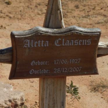 CLAASENS Aletta 1927-2007