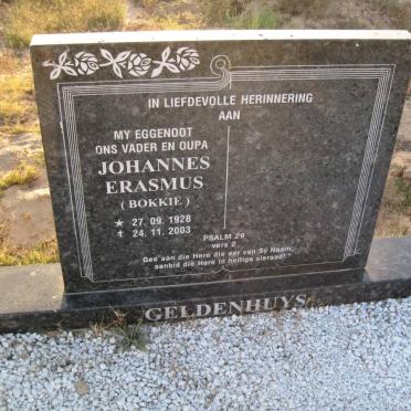 GELDENHUYS Johannes Erasmus 1928-2003