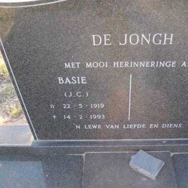 JONGH J.C., de 1919-1993