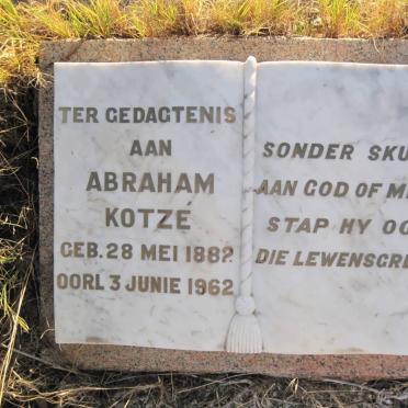 KOTZE Abraham 1882-1962
