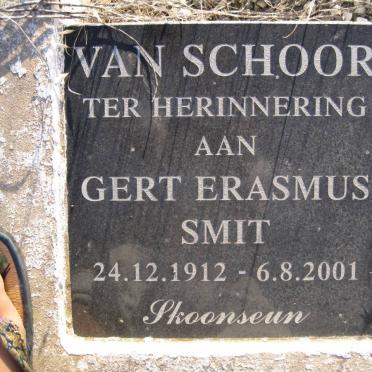 SCHOOR Gert Erasmus Smit, van 1912-2001