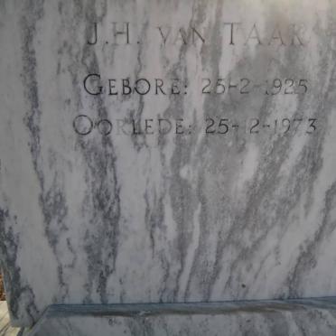 TAAK J.H., van 1925-1973