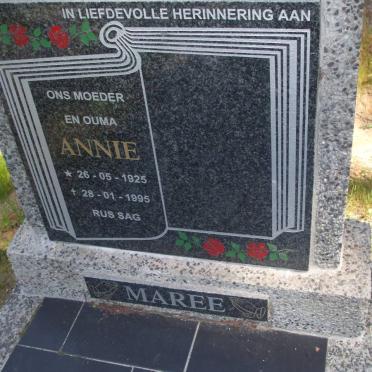 MAREE Annie 1925-1995